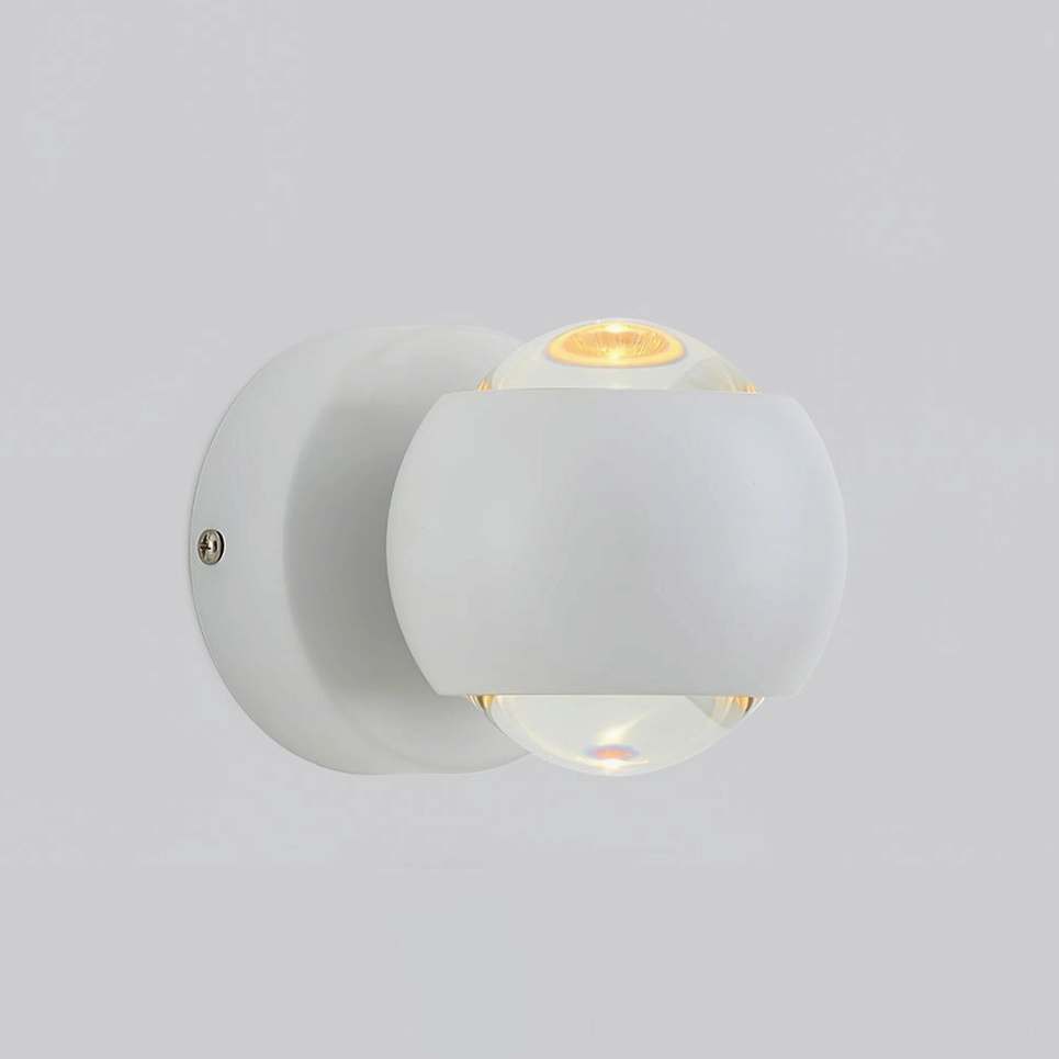Io Verticale white wall lamp scandinavian modern minimalist living space