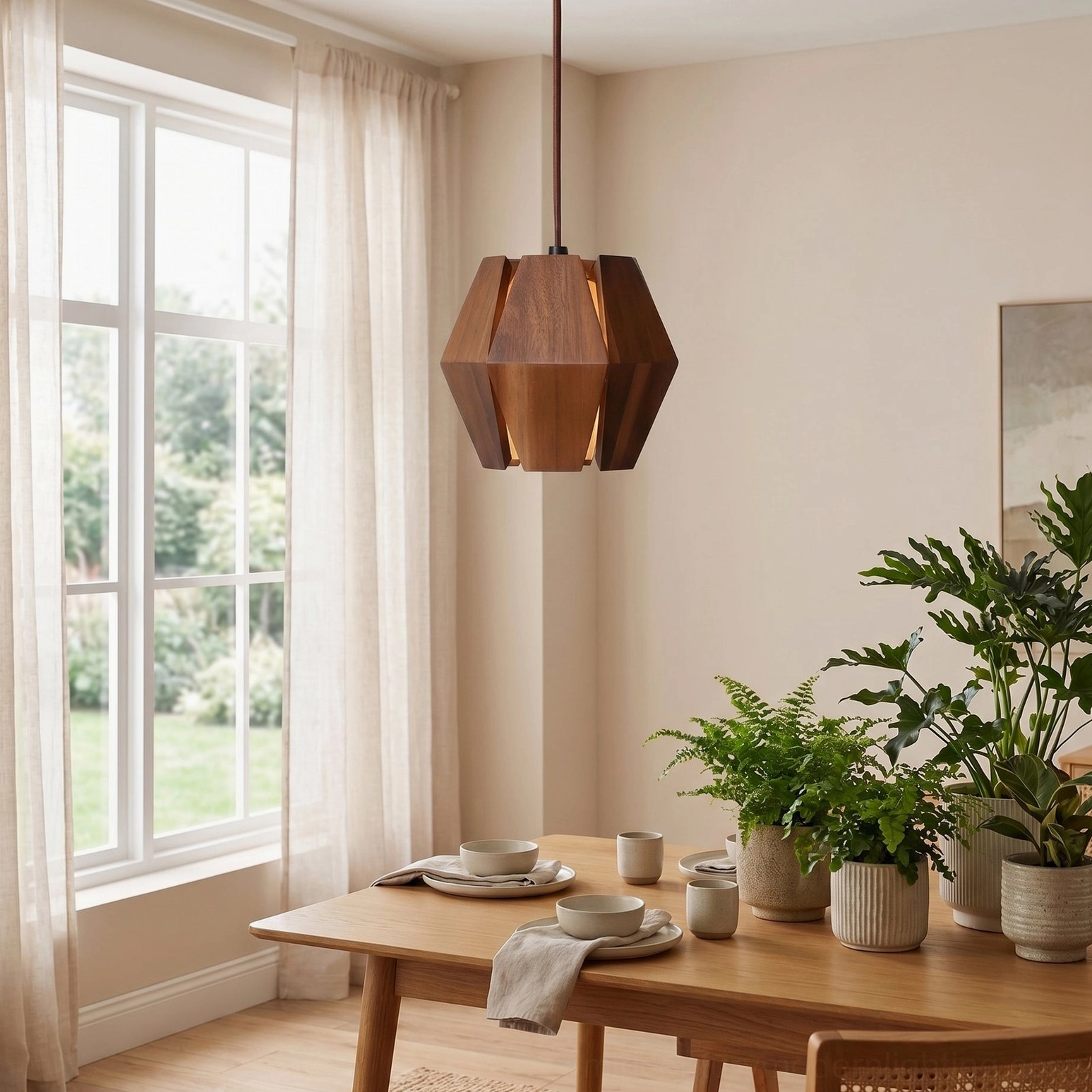 Kaden pendant light positioned as statement fixture in contemporary design-forward interior