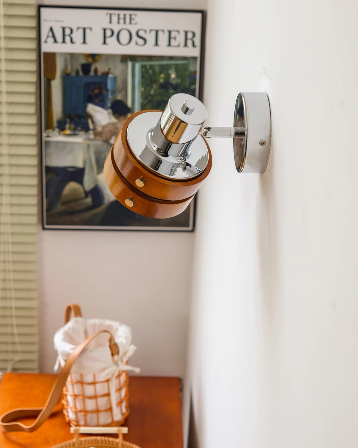 Karry wall sconce in home setting showing versatile modern lighting solution