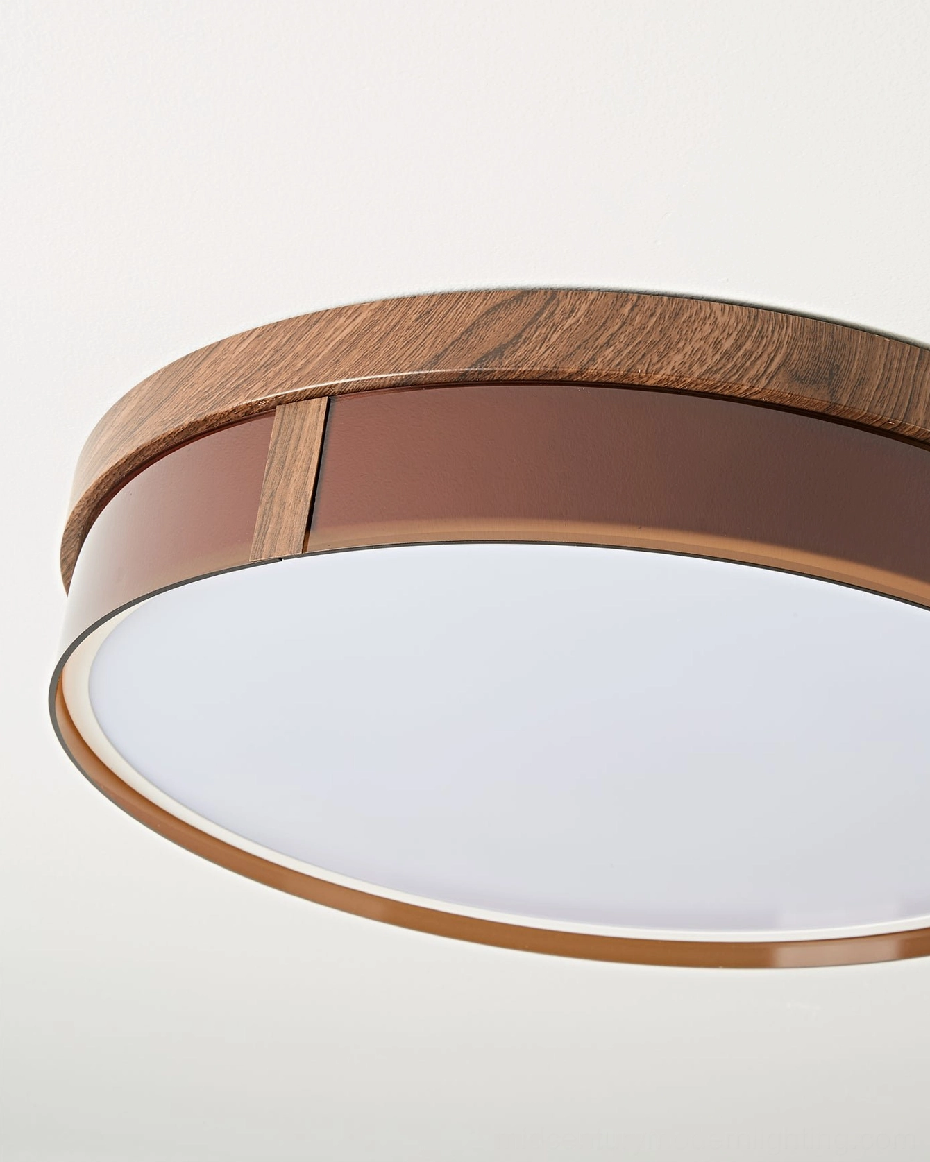 Kelsey warm light ceiling fixture detail, integrated LED technology delivering consistent glare-free illumination