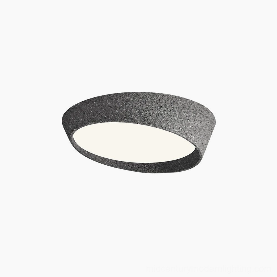 Kuzco modern textured ceiling light fixture design detail