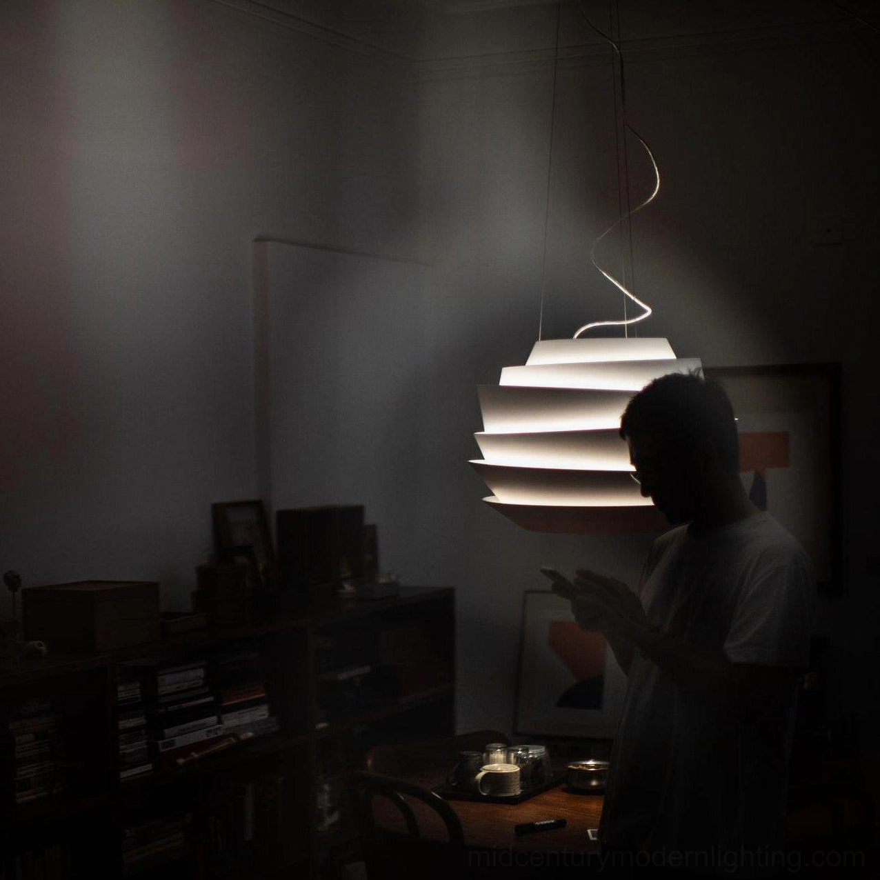 Sunburst pendant light transitional interior style warm ambient illumination elegant