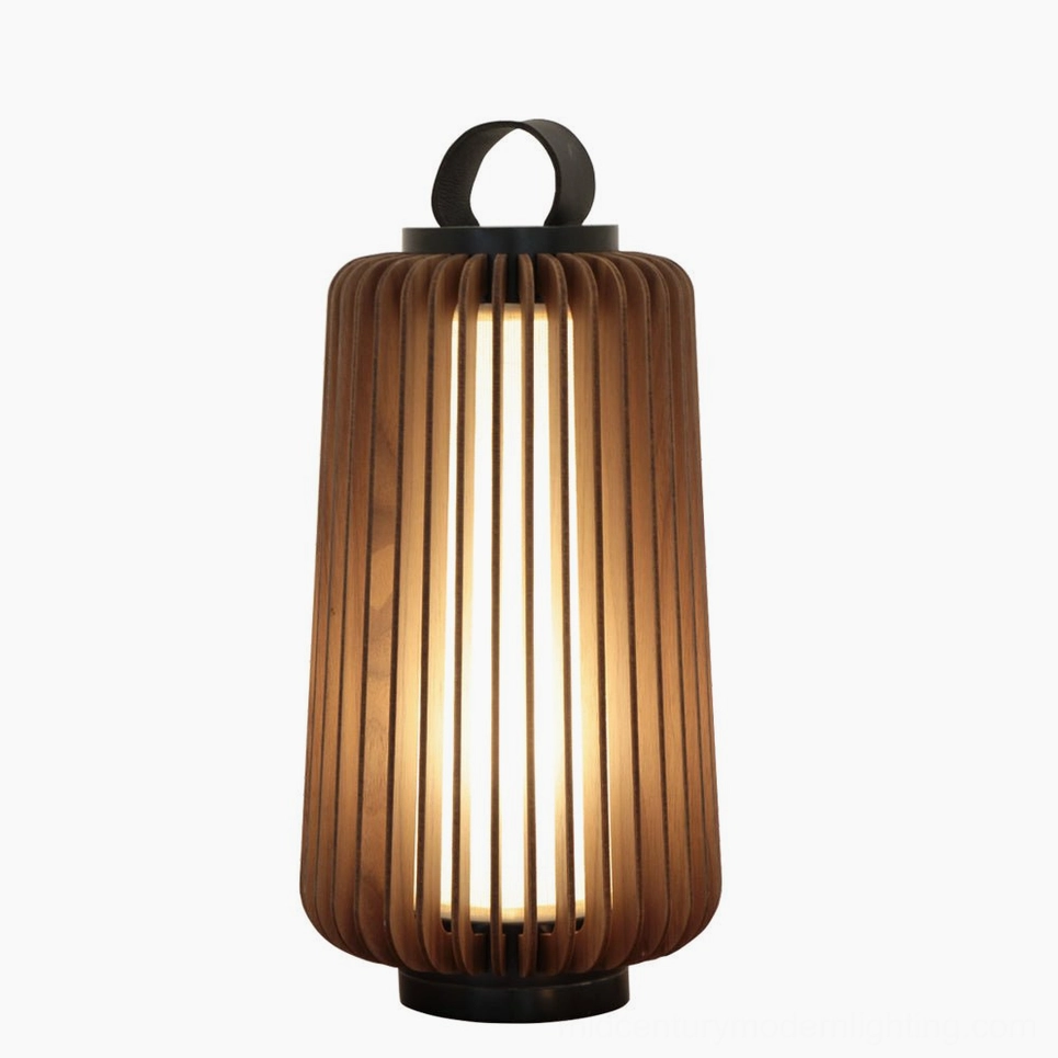Legno outdoor table lamp contemporary scandinavian design style aesthetic