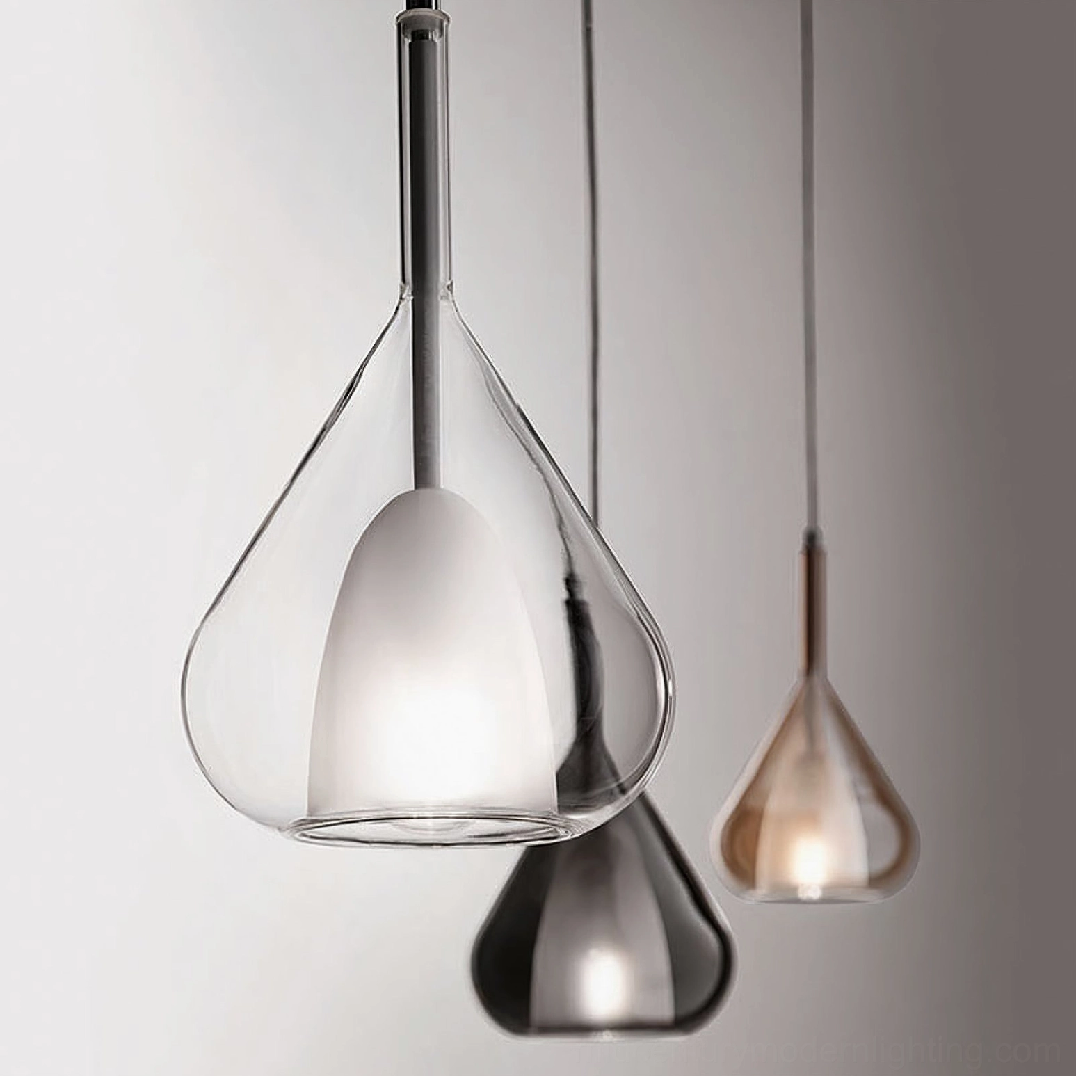 Lila pendant light fixture technical detail showing construction quality and design precision