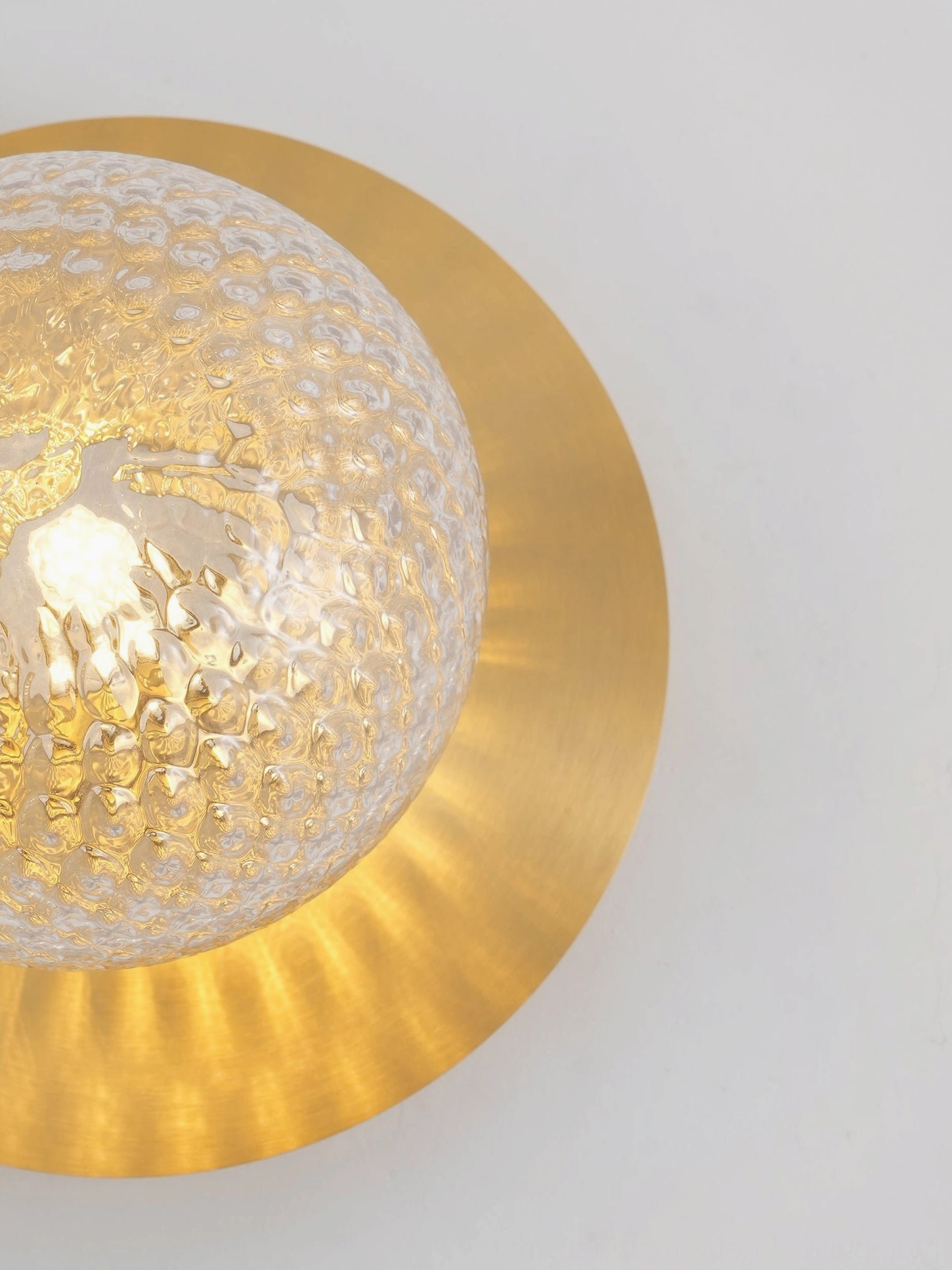 Lila mid-century modern sconce styled in contemporary living room with vintage furniture