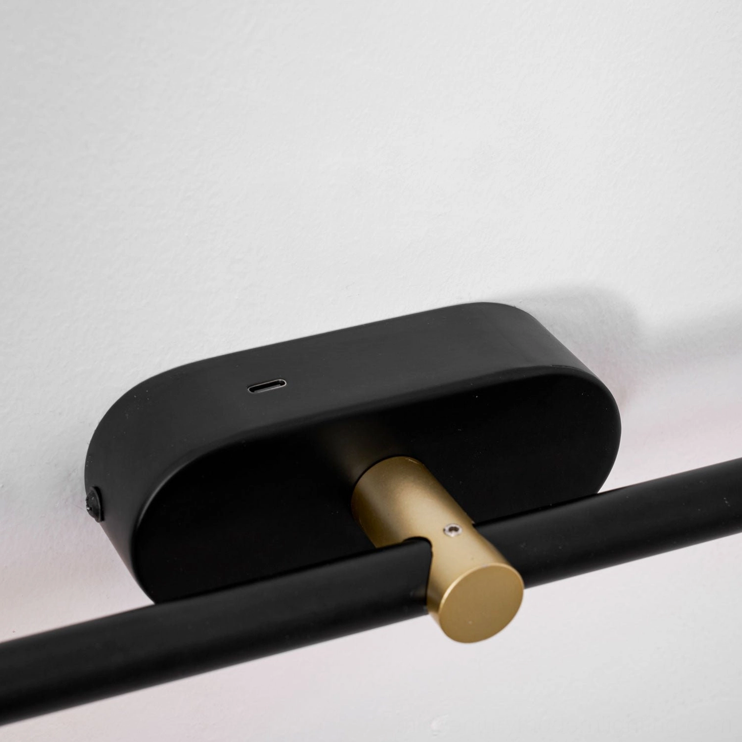 Modern linear rechargeable wall lamp in home bar or restaurant ambient lighting application