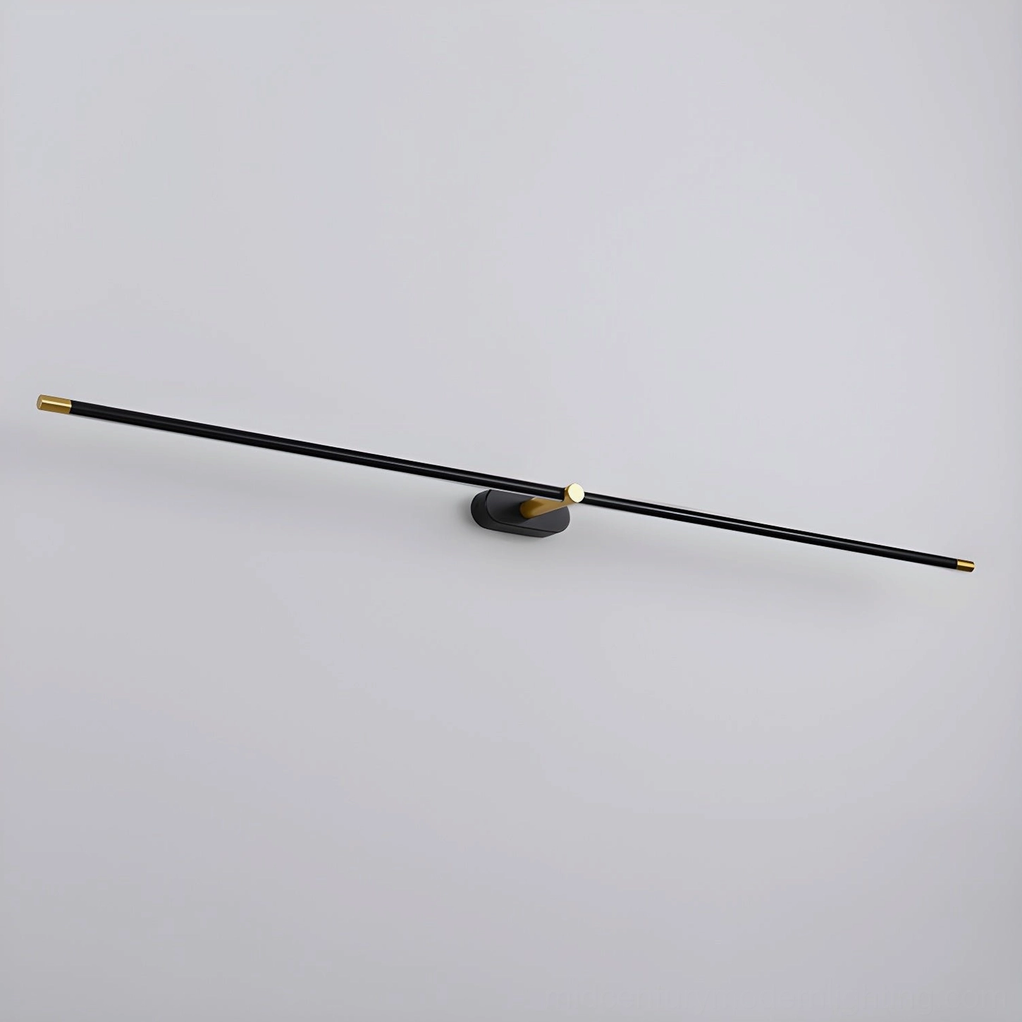 Modern linear rechargeable wall lamp integrated into reading nook with adjustable color temperature