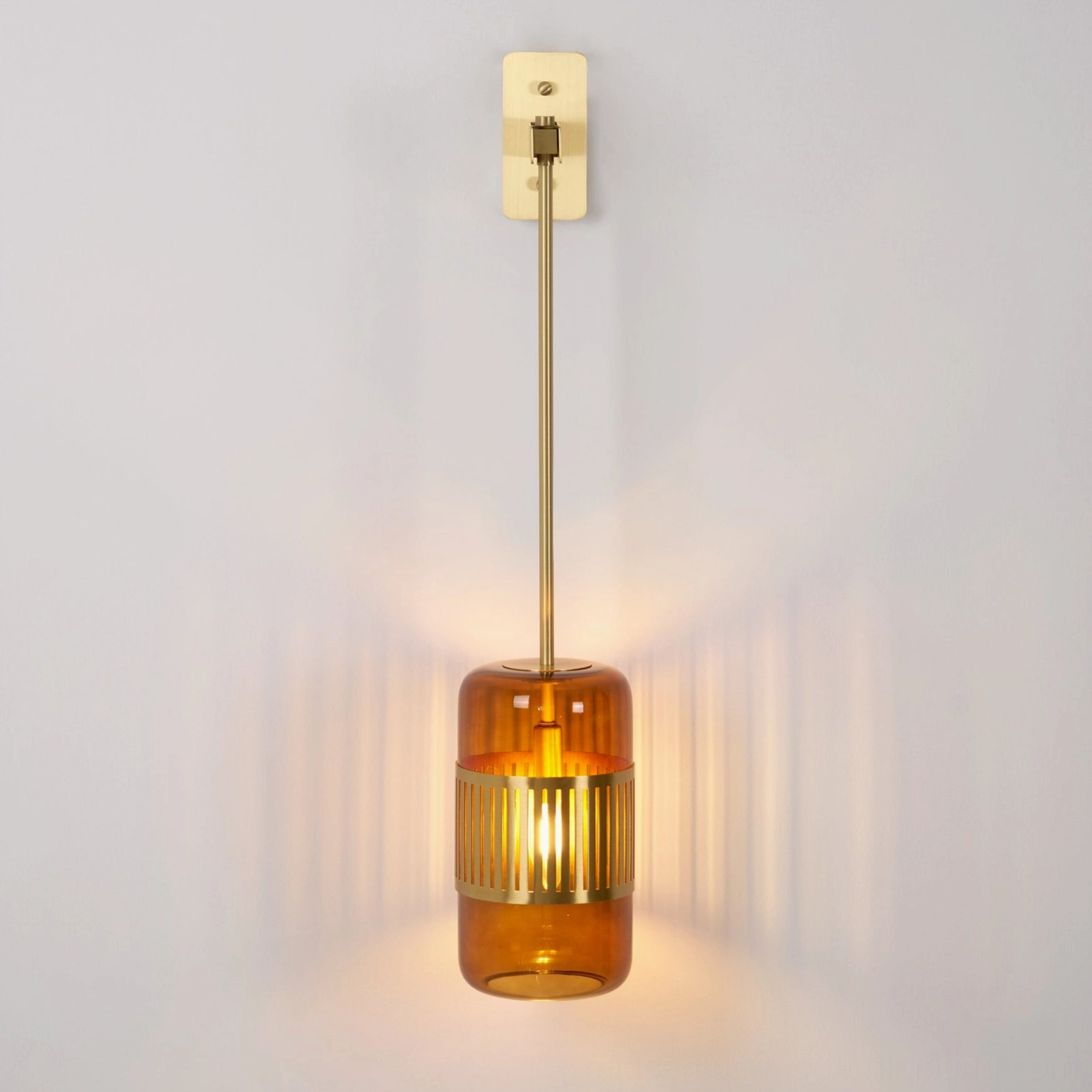 Lizak wall lamp installed in contemporary interior space, demonstrating versatile placement and architectural integration