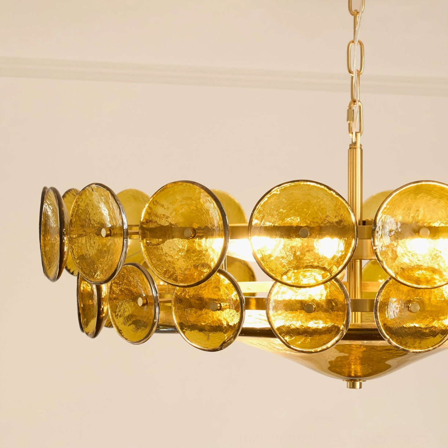 Lorenzo chandelier installed in high-end residential space showing statement lighting impact