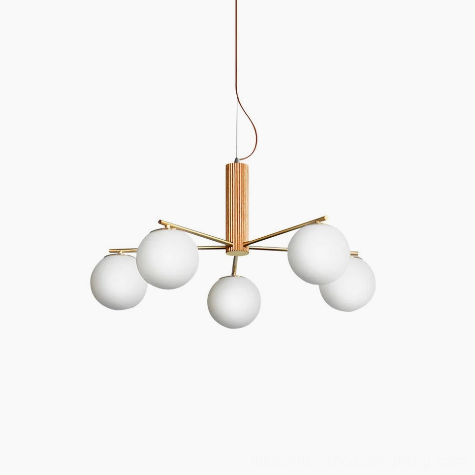 Macy sputnik chandelier main product image showing complete fixture and design details
