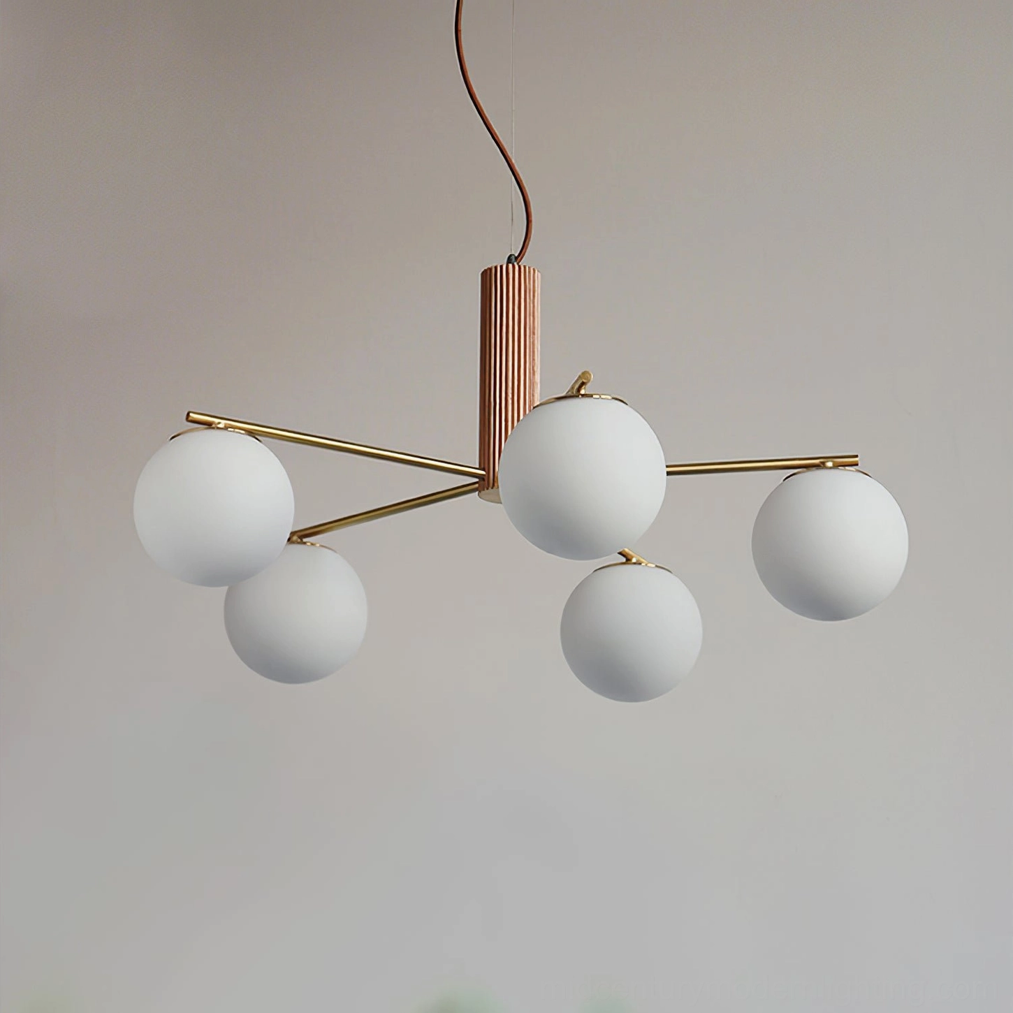 Macy sputnik chandelier artistic product shot highlighting mid-century modern design aesthetic