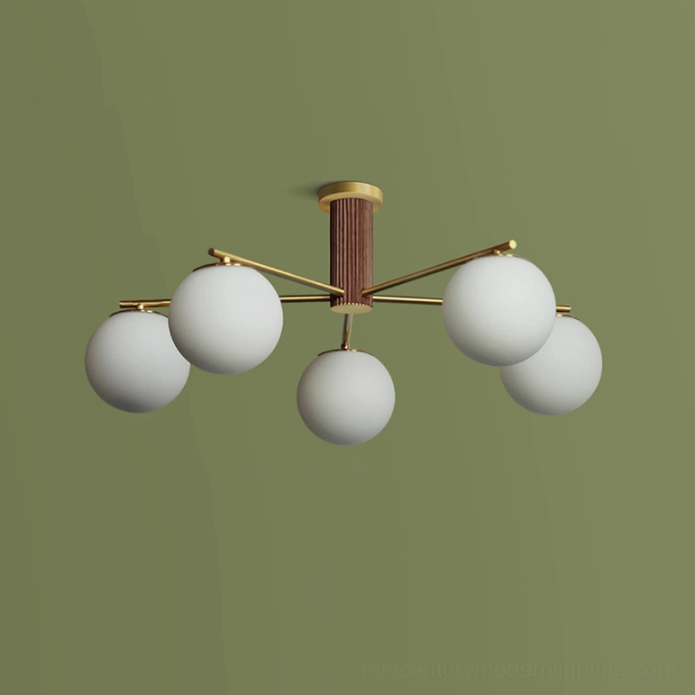 Macy sputnik ceiling lamp 30.7 diameter 11.8 height compact model studio lighting