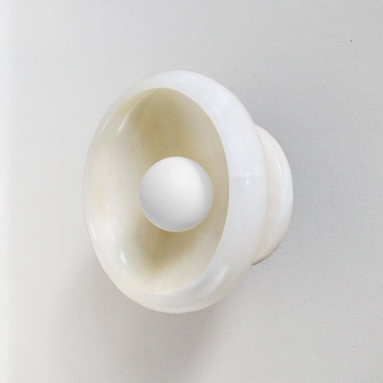 Modern marble wall lamp architectural lighting solution for contemporary home design