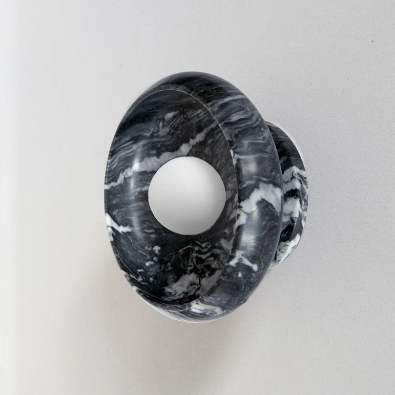 Modern marble wall lamp artistic sculptural fixture interior home