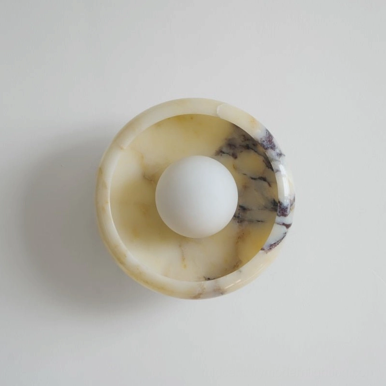 Modern marble wall lamp bedroom living room hallway lighting fixture
