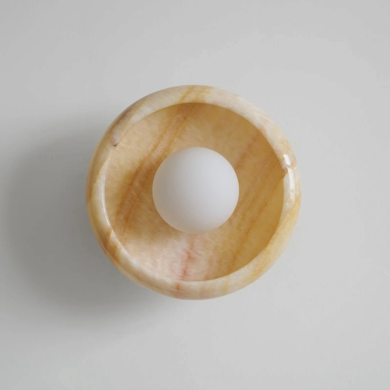 Marble wall lamp design statement piece natural materials home gallery