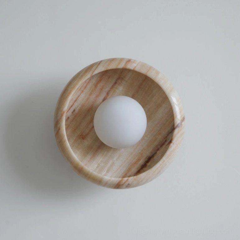 Modern marble wall lamp luxury accent lighting natural material