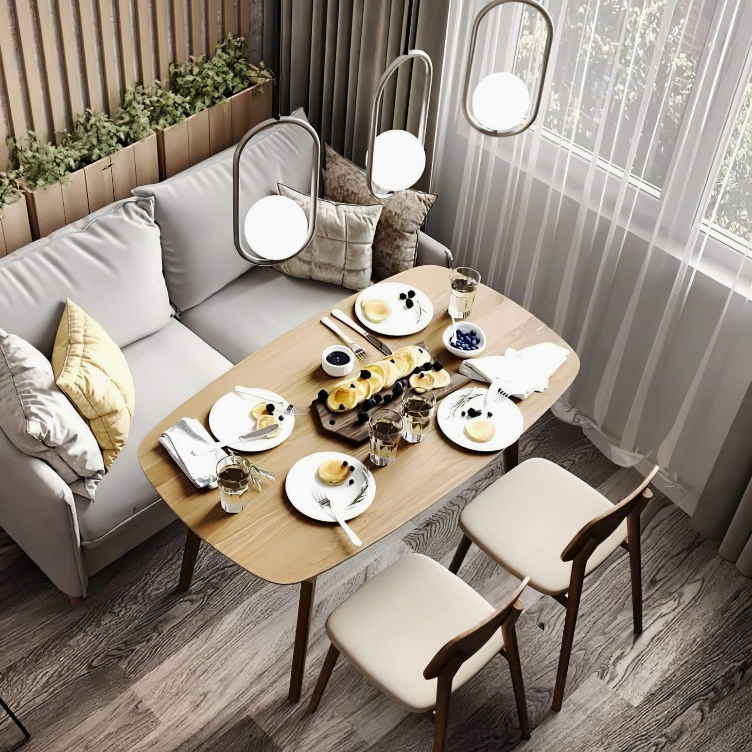 Mila pendant light showing E14 bulb base compatibility with LED and Edison filament options - adjustable modern lighting