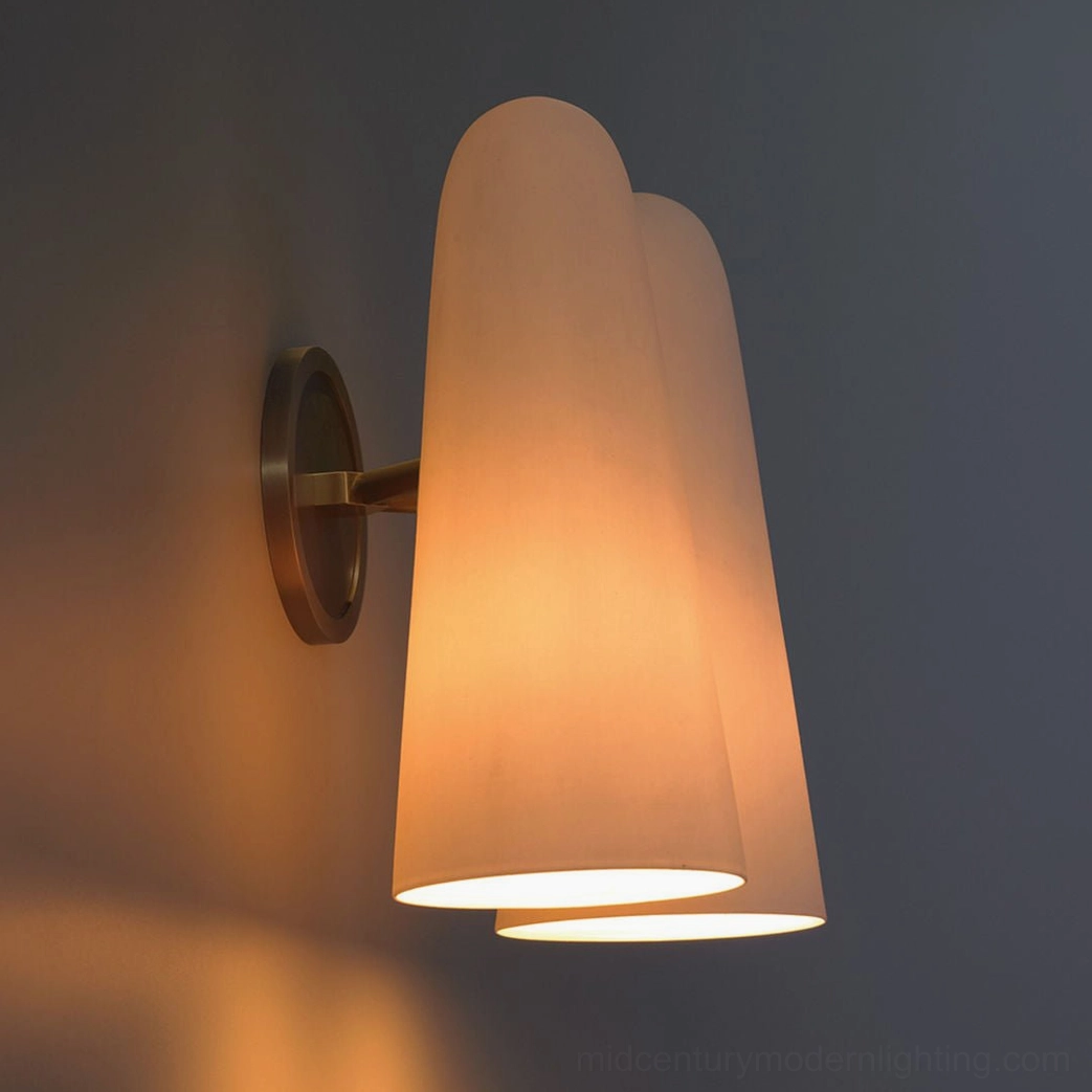 Montfaucon wall sconce pair demonstrating symmetrical placement and balanced ambient lighting