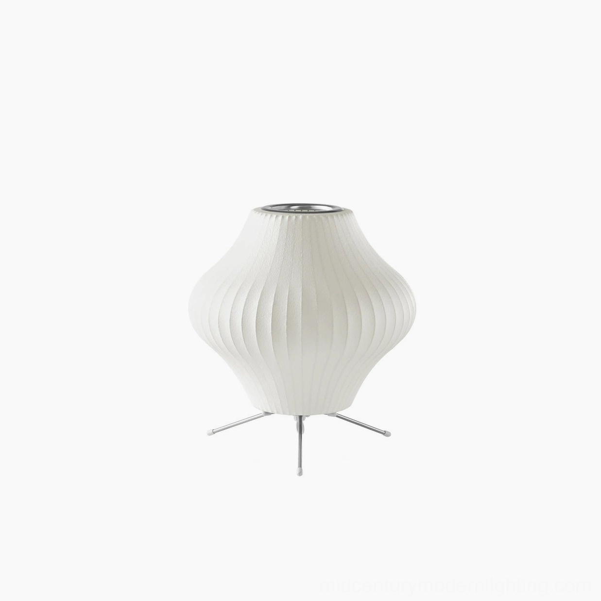 Nelson bubble tripod lamp living room accent piece sculptural form