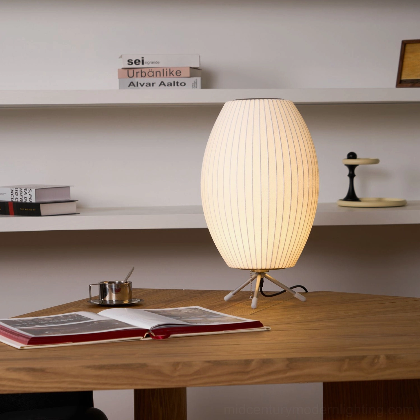 Model A Nelson bubble lamp living room accent table lighting fixture