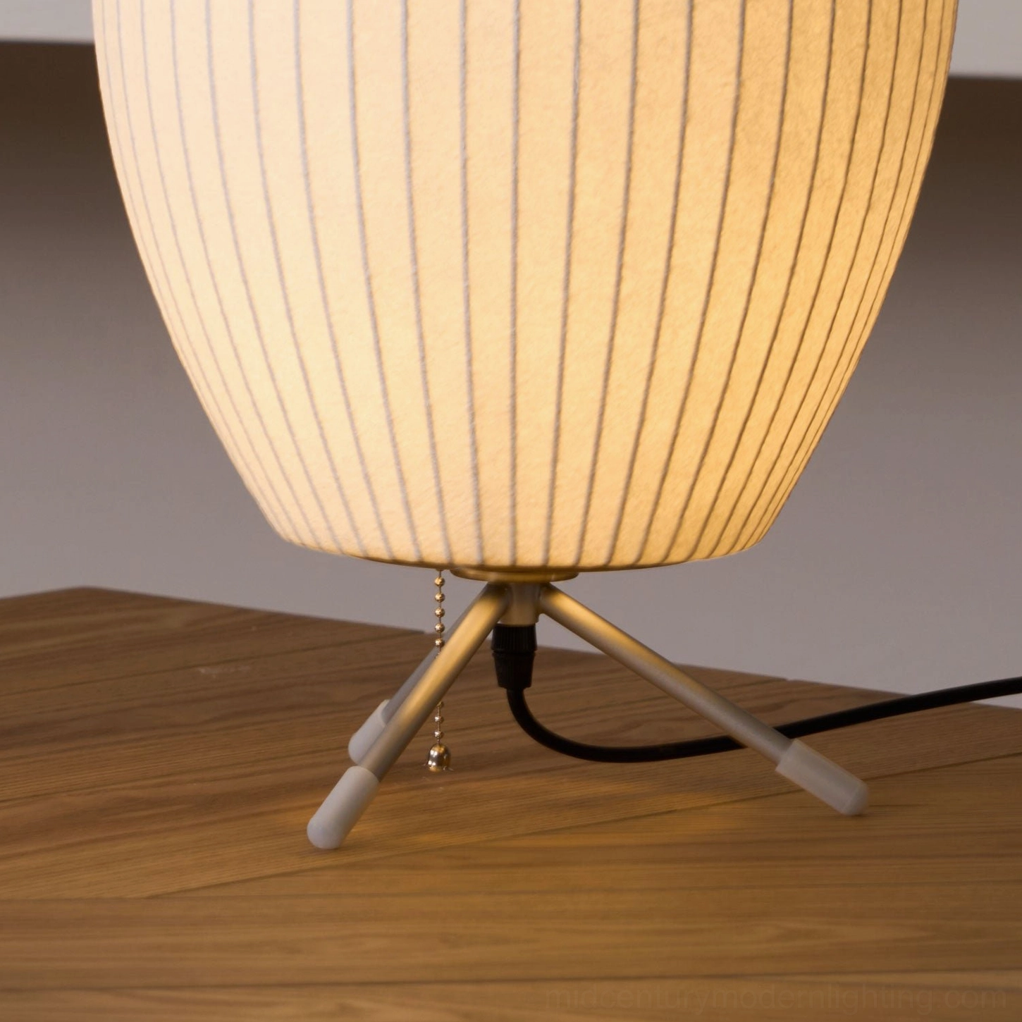 Nelson bubble lamp Model A compact size perfect small spaces intimate