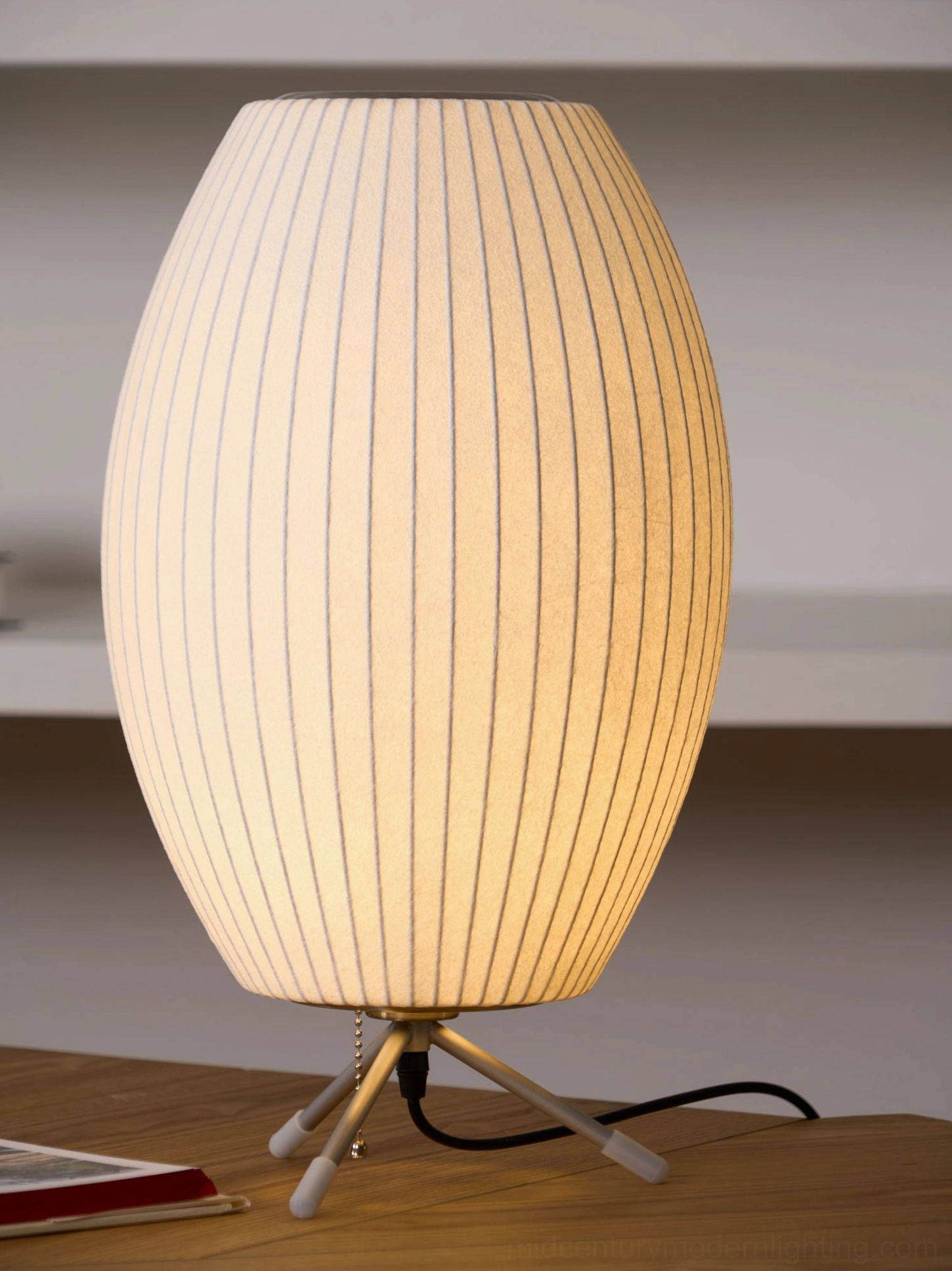 Model A Nelson bubble lamp creative workspace home office styling design