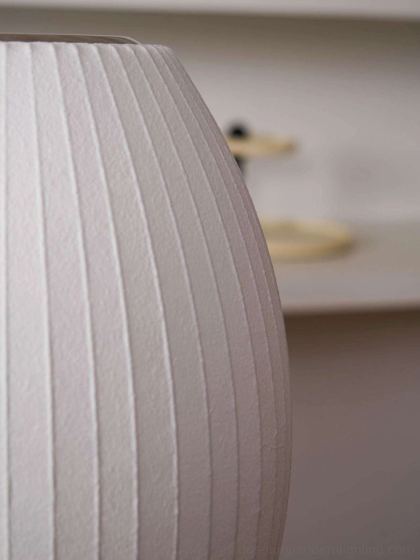 George Nelson Model A bubble lamp vintage inspired contemporary styling