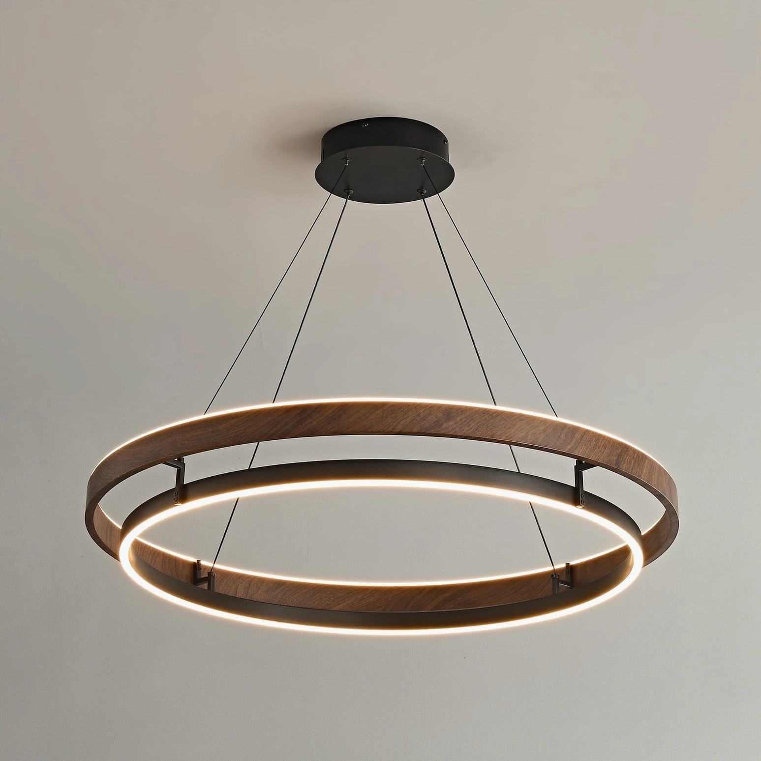 Niseko chandelier showing scale and proportion in residential dining or living room application