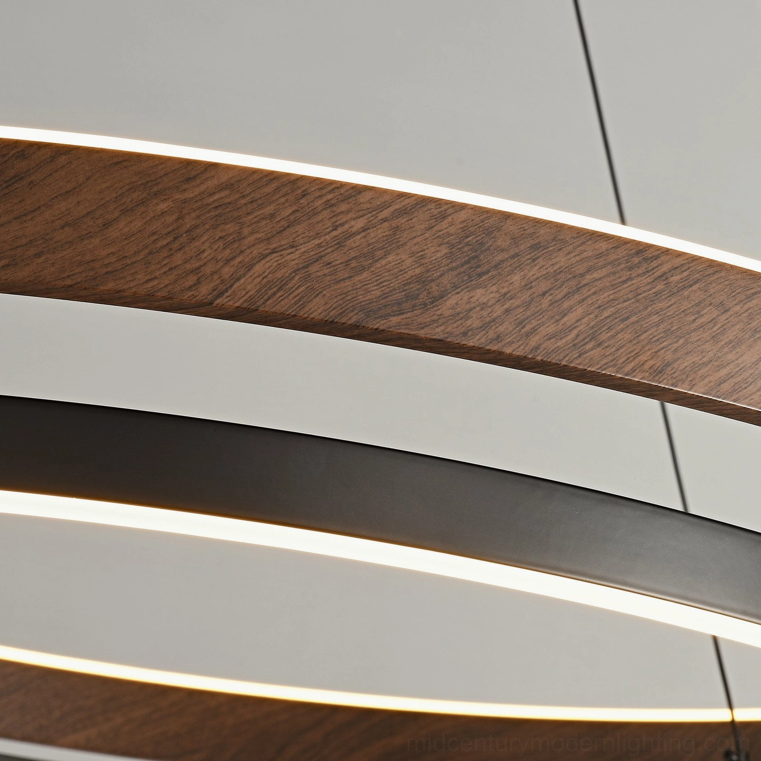 Niseko modern chandelier in contemporary home interior demonstrating design versatility and lighting performance