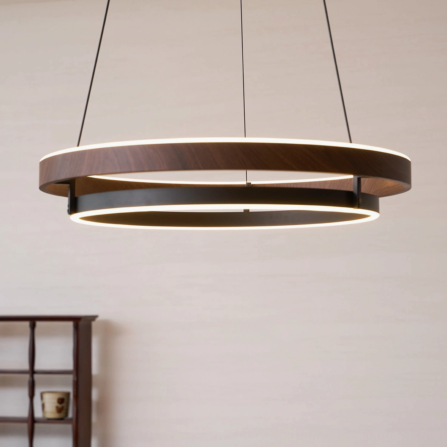 Niseko pendant light dimensional drawing showing precise measurements and proportions for all sizes