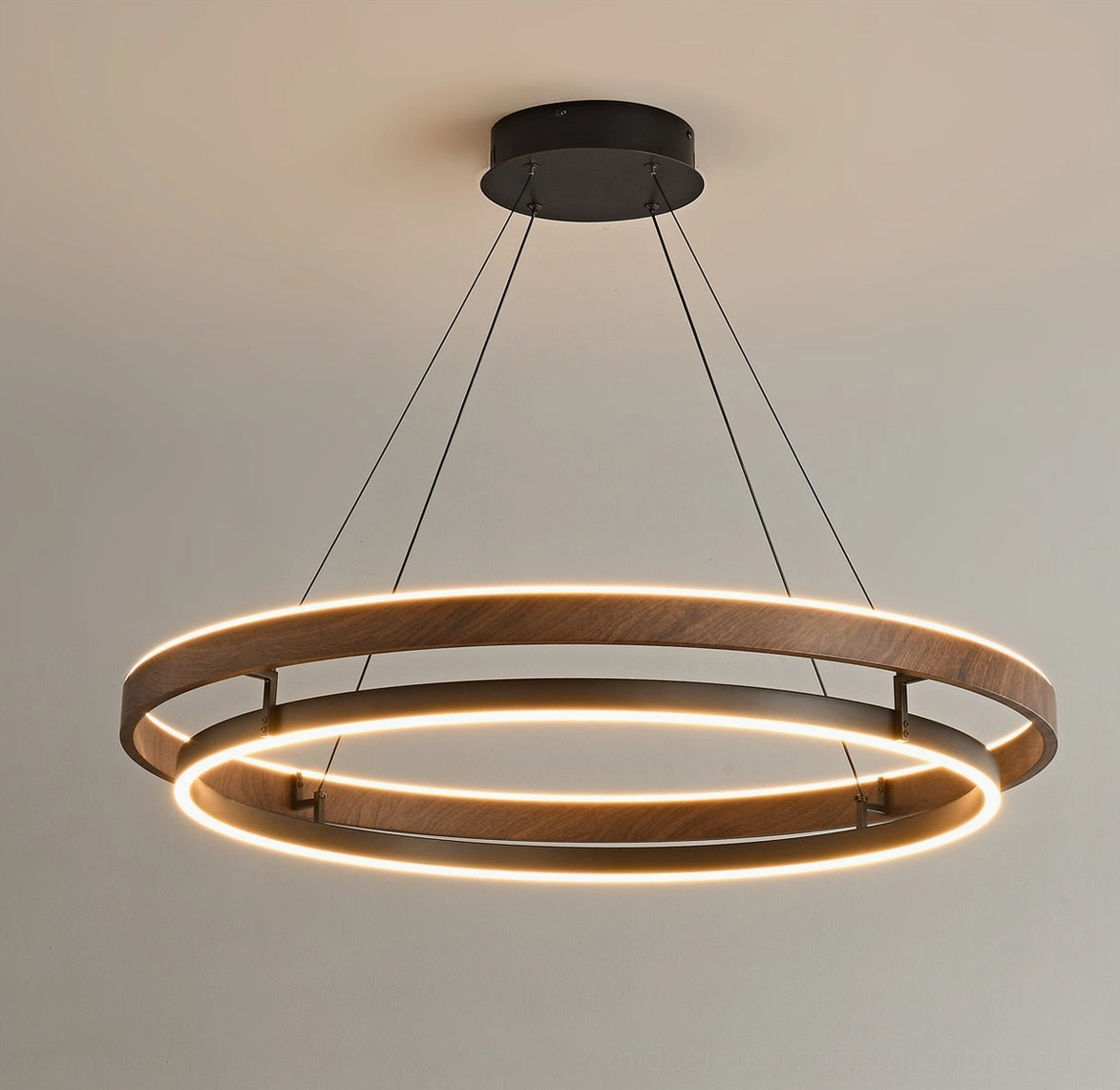 Niseko pendant light in modern interior showing warm light distribution and ambient glow characteristics