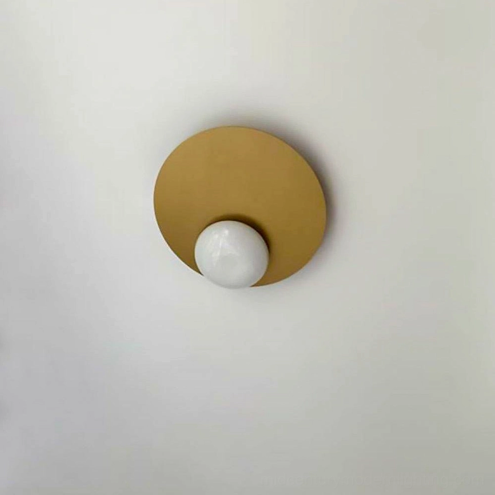 Nodes wall-mounted light fixture showing LED integration and frosted glass diffusion quality