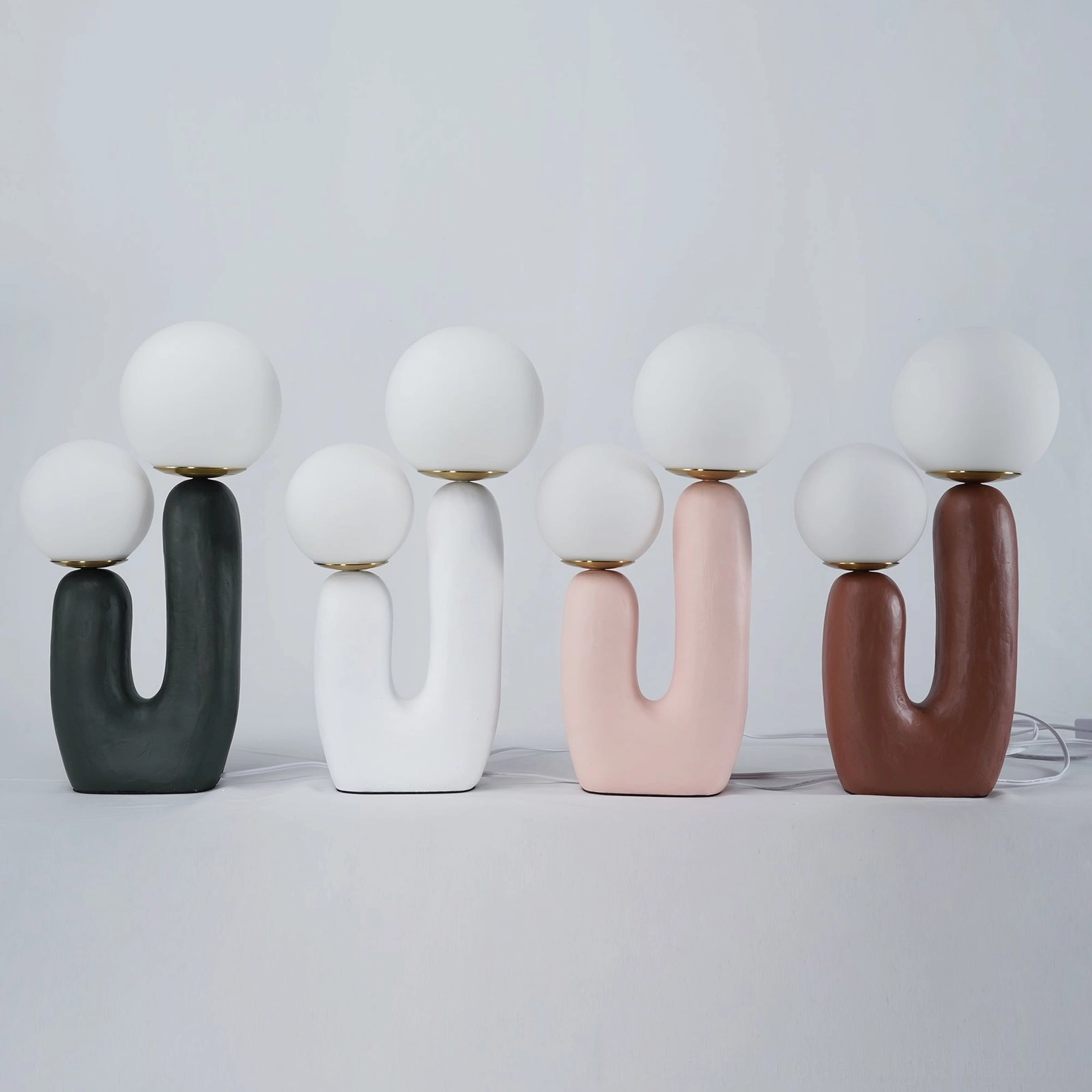 Oo ceramic lamp base diameter and height proportions measurement