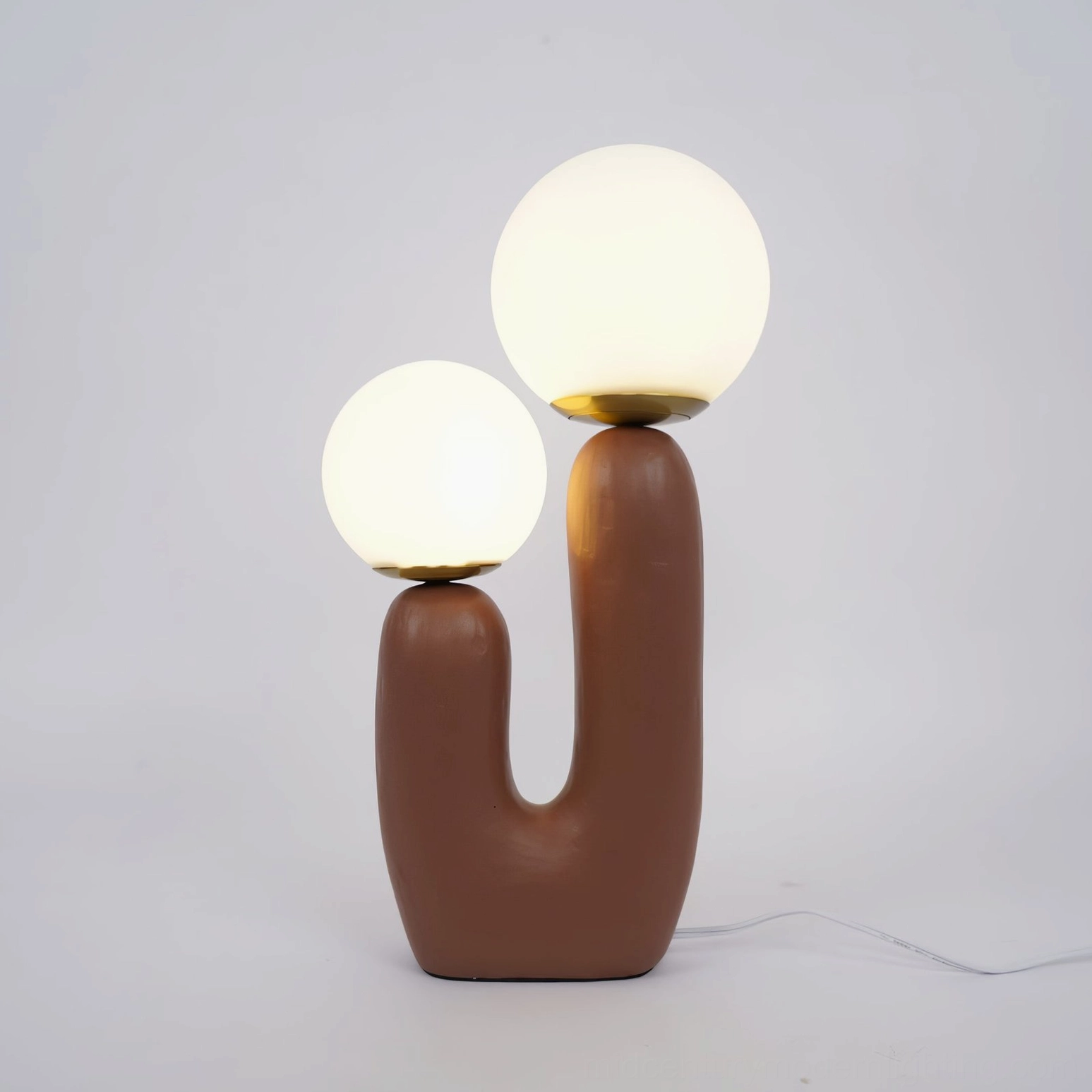 Oo table lamp glass shade frosted glass diffusion effect