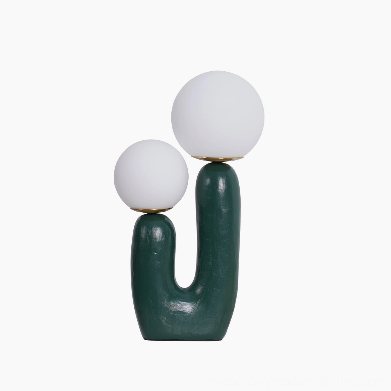 Oo rough textured ceramic table lamp complete view