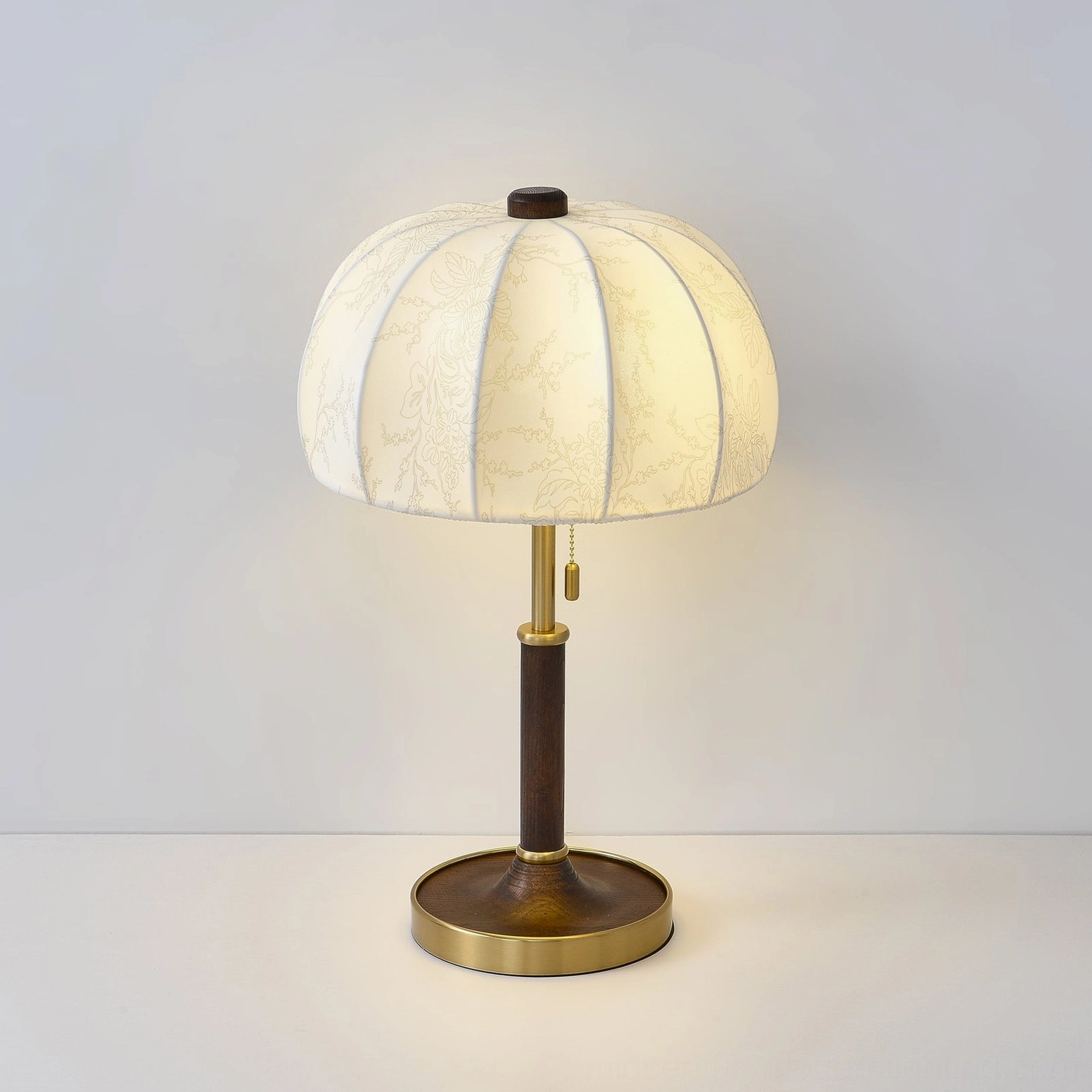 Orchid table lamp in black finish showing sleek modern aesthetic
