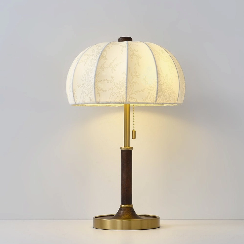 Orchid table lamp styling inspiration showing interior design pairing with contemporary furniture