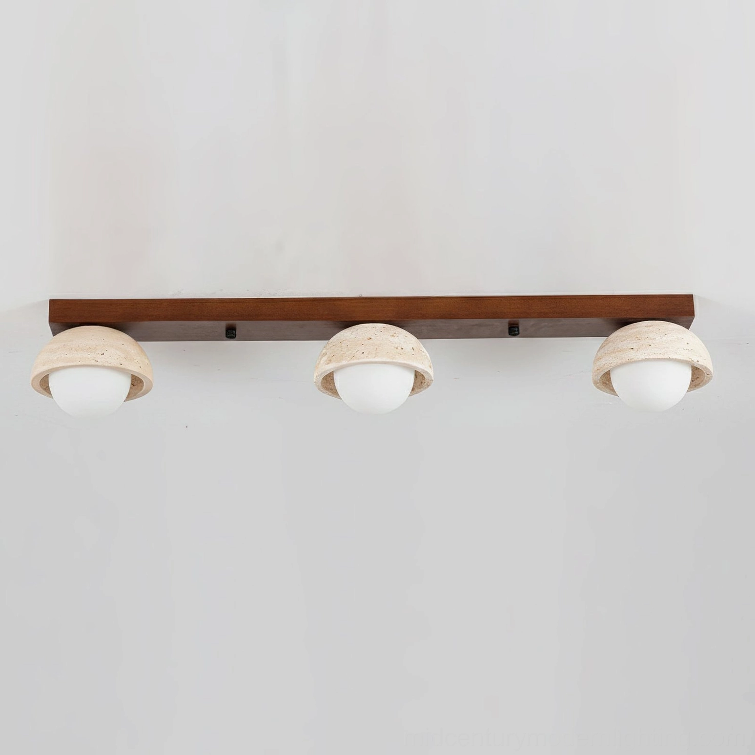 Palermo modern linear ceiling light architectural design profile view with geometric proportions