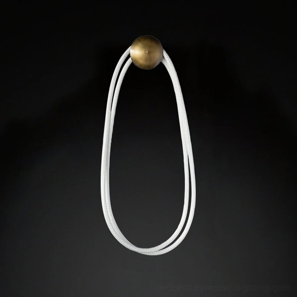 Rigel sculptural wall lamp tall model C showing nested loop design and artistic proportions