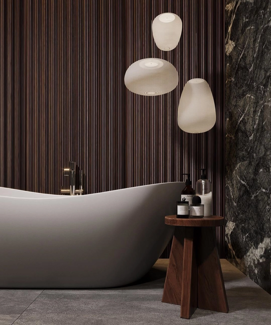 Rituals pendant light composition possibilities multiple sizes grouped installation concept