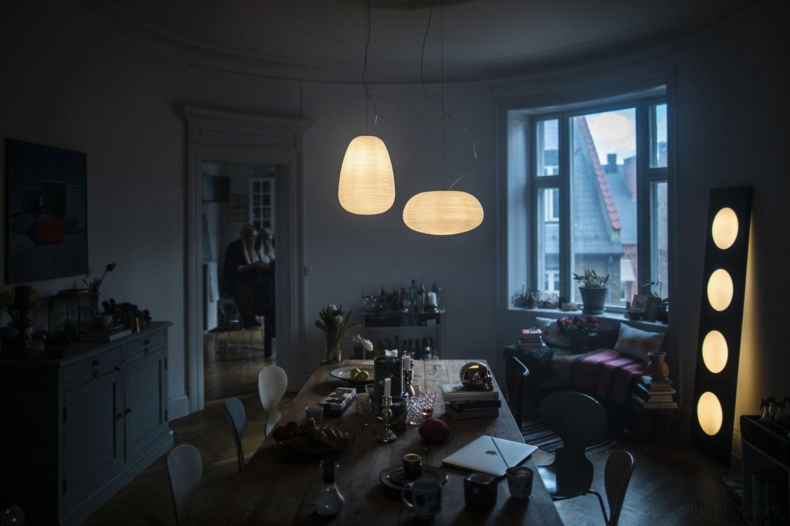 Rituals pendant light scandinavian nordic minimalist silhouette frosted finish design