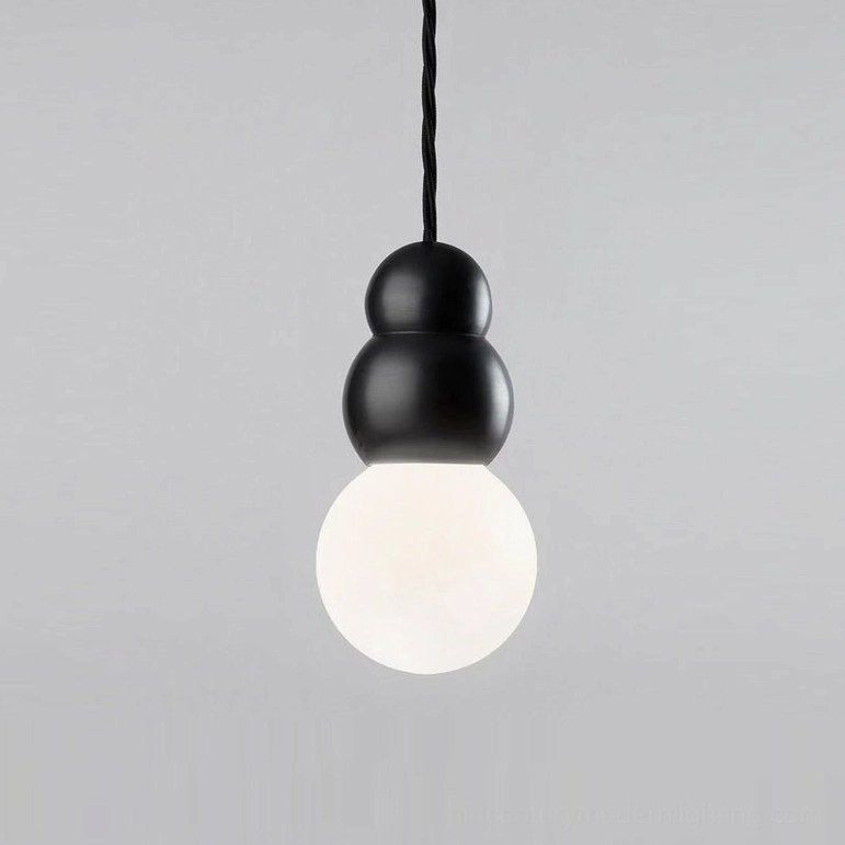 Single ball pendant light gold finish, polished metal sphere fixture with warm light diffusion