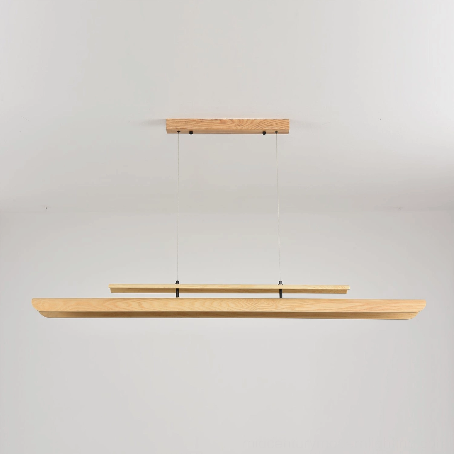 Sora linear chandelier ceiling mounted installation modern kitchen