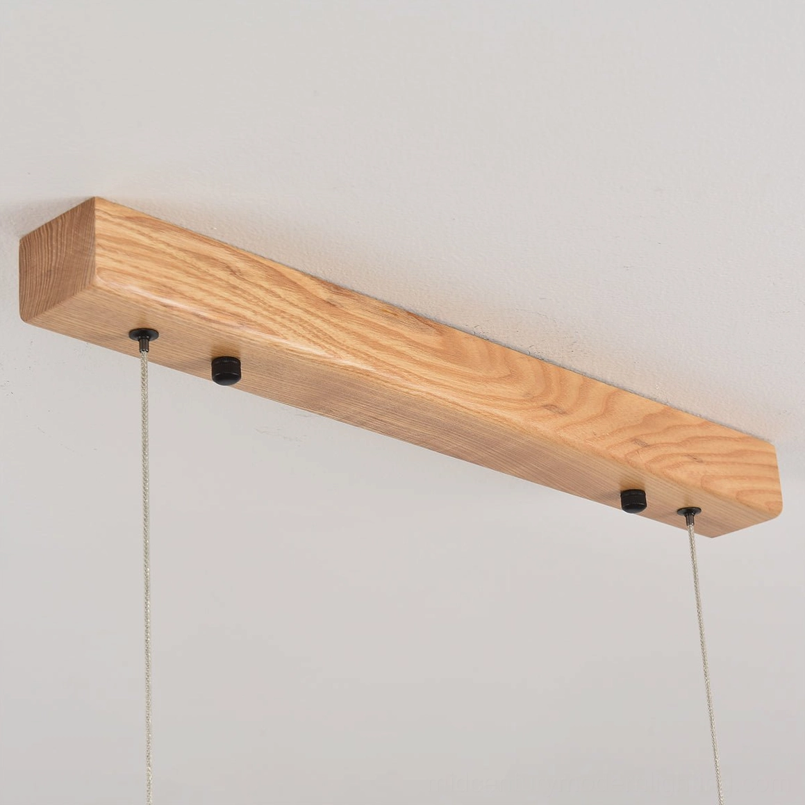 Sora chandelier medium 59 inch natural wood dining application