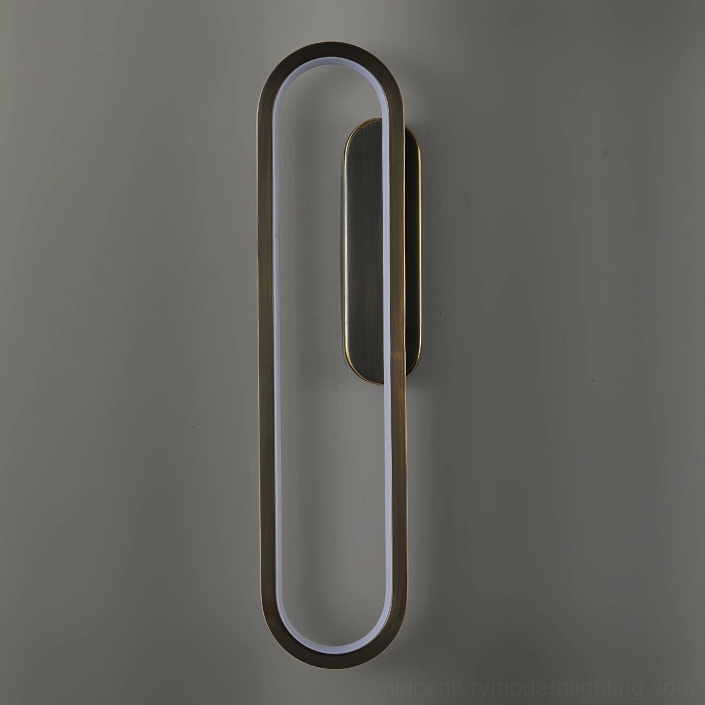 Starkey minimalist LED wall lamp in warm light creating intimate cozy ambiance in residential space