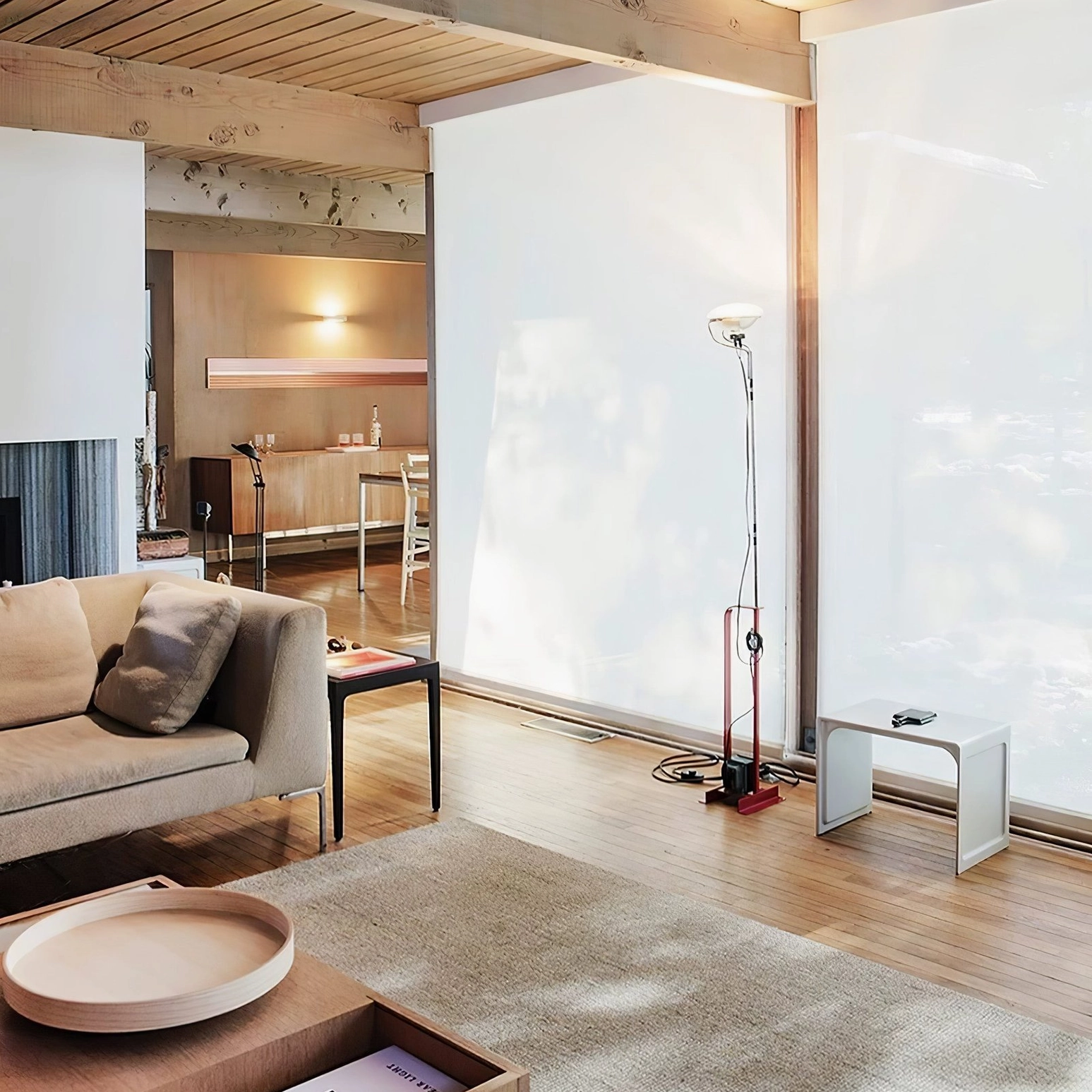 Toio floor lamp integrated LED light source warm white illumination