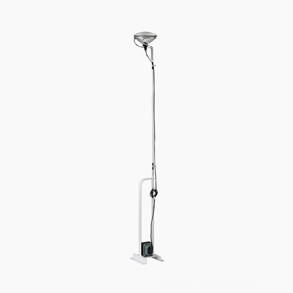 Toio white floor lamp Scandinavian minimalist interior aesthetic