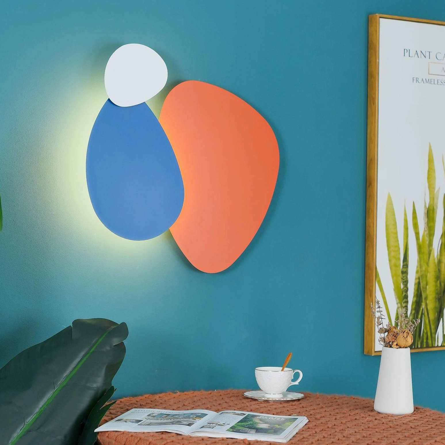 Tria modular LED wall light system showing multiple connected units in contemporary interior space