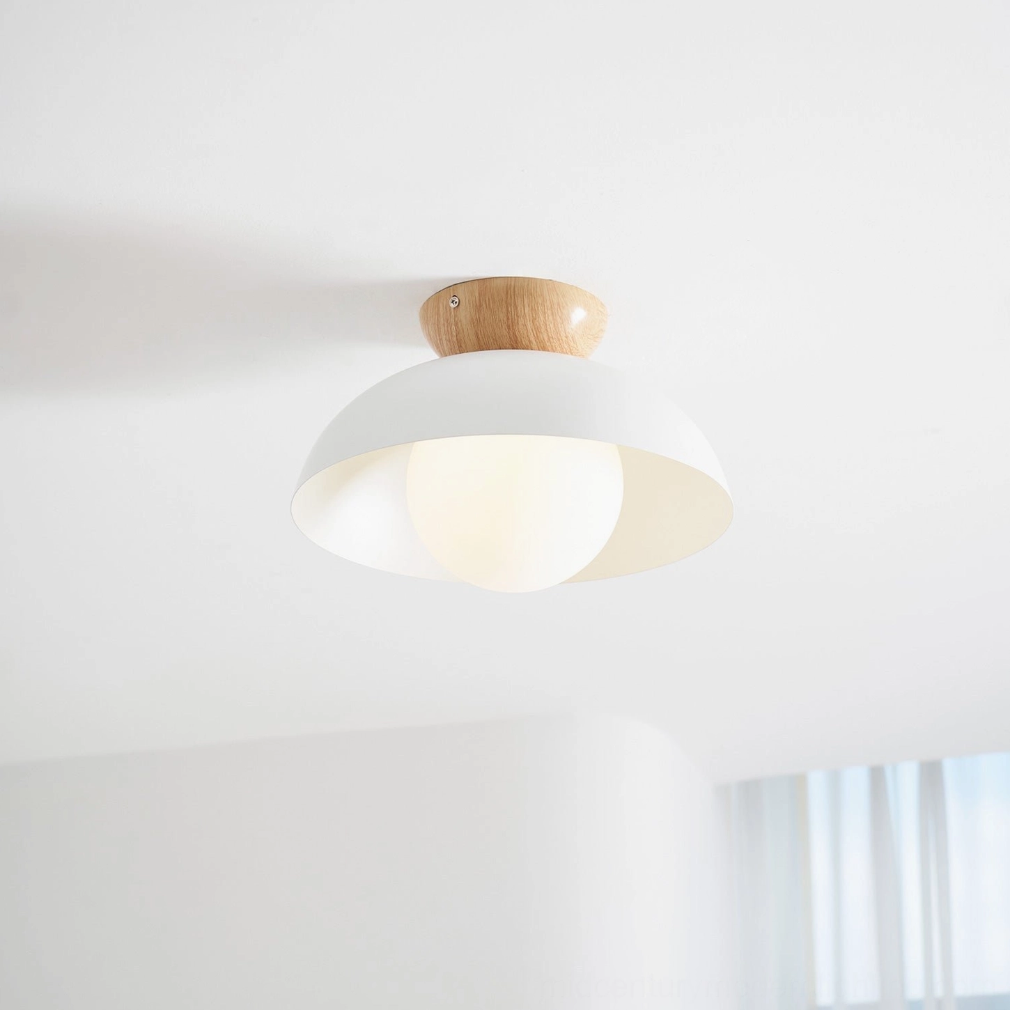 Volo mid-century modern ceiling fixture - sculptural silhouette, architectural presence